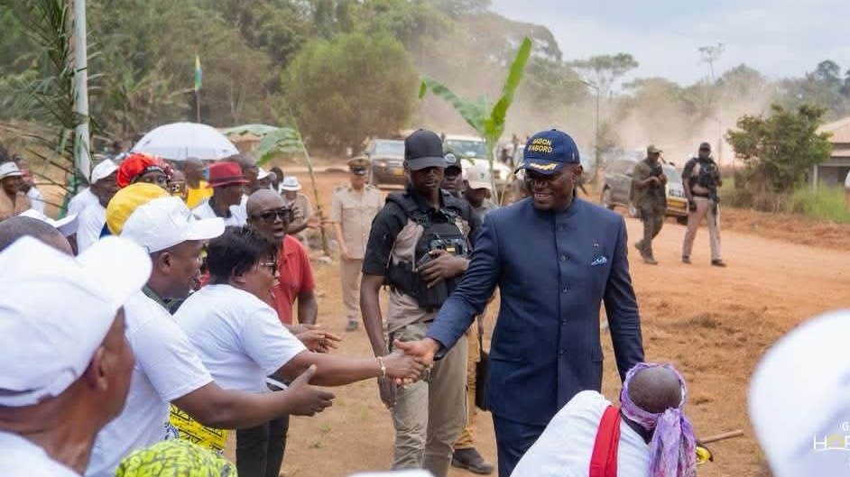 Gabon-Makokou/En déplacement pour la fête de la Libération : le Président Brice Clotaire Oligui Nguema s’imprègne des réalités du pays profond